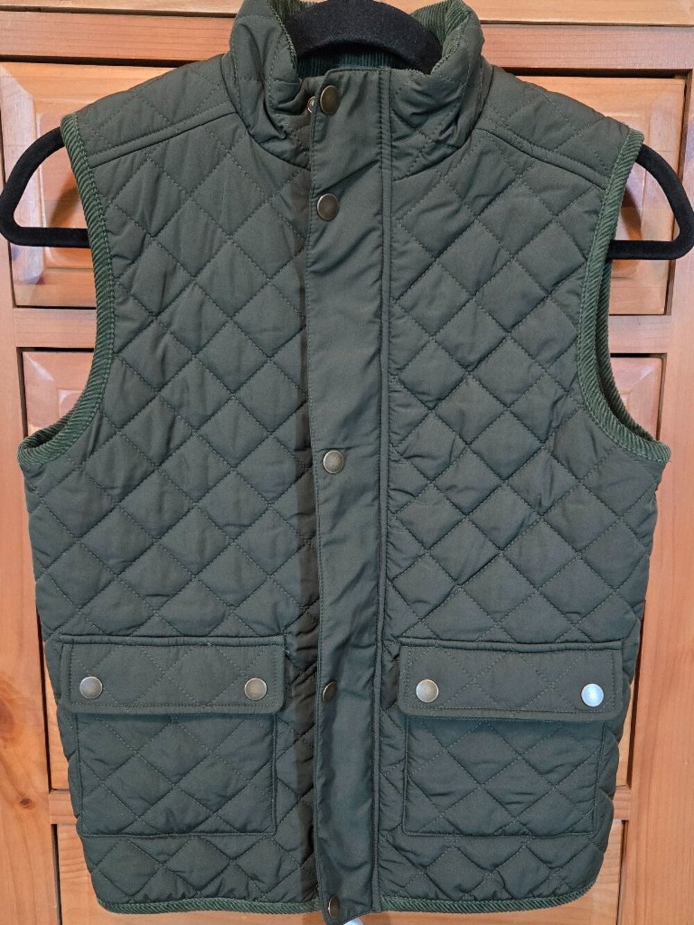 Class/Club Boys Green Quilted Vest